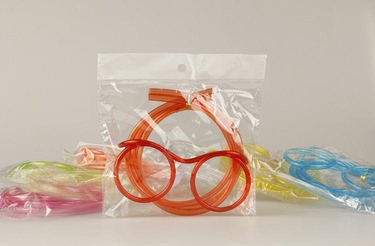 Twist and Sip in Style: Fun Glasses Flexible Drinking Straws - The Little Big Store