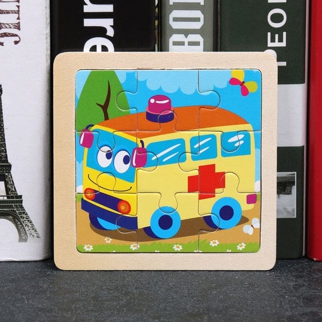 Unleash Creativity: Kids' Wooden 3D Puzzle Adventure - The Little Big Store