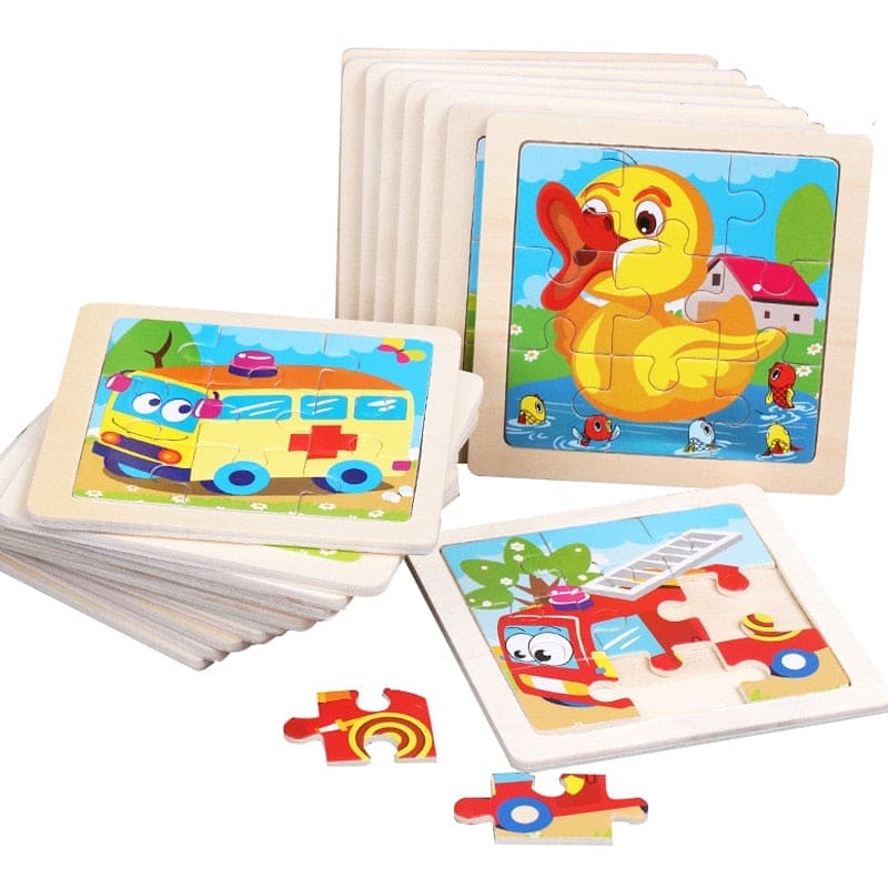 Unleash Creativity: Kids' Wooden 3D Puzzle Adventure - The Little Big Store