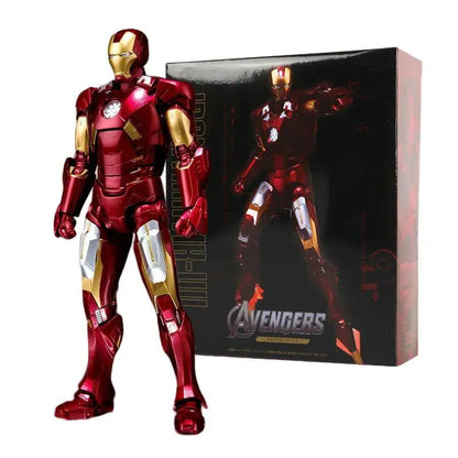 Unleash the Power: Iron Man MK7 Action Figure Model - A Marvelous Collectible Gift for Kids' Birthdays! - The Little Big Store