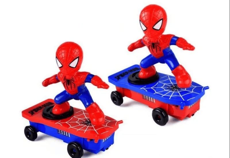 Zoom into Adventure: Spiderman Stunt Scooter – The Ultimate Electric Toy Car for Thrilling Fun and Festive Gifts! 🕷️🛴🎁 - The Little Big Store